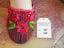 pink flowers in red and white stripes
