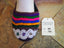 rainbow stripes and white infinity