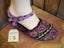 purple flowers on green follage